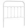 White metal headboard 80 cm by vidaXL, Headboards and footboards - Ref: Foro24-352654, Price: 28,86 €, Discount: %