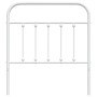 Kopfteil aus weißem Metall, 80 cm von vidaXL, Kopf- und Fußteile - Ref: Foro24-352654, Preis: 29,33 €, Rabatt: %