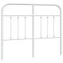 Kopfteil aus weißem Metall, 120 cm von vidaXL, Kopf- und Fußteile - Ref: Foro24-352658, Preis: 40,58 €, Rabatt: %