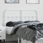 Kopfteil aus weißem Metall, 120 cm von vidaXL, Kopf- und Fußteile - Ref: Foro24-352658, Preis: 41,21 €, Rabatt: %