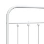 Kopfteil aus weißem Metall, 120 cm von vidaXL, Kopf- und Fußteile - Ref: Foro24-352658, Preis: 41,21 €, Rabatt: %