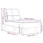 Sofá diván de tela gris claro de vidaXL, Divanes - Ref: Foro24-352840, Precio: 136,54 €, Descuento: %