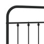 Kopfteil aus schwarzem Metall, 100 cm von vidaXL, Kopf- und Fußteile - Ref: Foro24-352607, Preis: 30,56 €, Rabatt: %