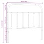 Kopfteil aus schwarzem Metall, 100 cm von vidaXL, Kopf- und Fußteile - Ref: Foro24-352607, Preis: 30,56 €, Rabatt: %