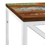 Mesa de centro acero inoxidable y madera maciza reciclada de vidaXL, Mesas de centro - Ref: Foro24-349968, Precio: 81,34 €, D...