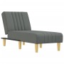 Sofá diván de tela gris oscuro de vidaXL, Divanes - Ref: Foro24-352823, Precio: 133,15 €, Descuento: %