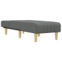 Sofá diván de tela gris oscuro de vidaXL, Divanes - Ref: Foro24-352823, Precio: 133,15 €, Descuento: %