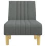 Sofá diván de tela gris oscuro de vidaXL, Divanes - Ref: Foro24-352823, Precio: 133,15 €, Descuento: %