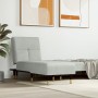Light gray velvet chaise lounge sofa by vidaXL, Daybeds - Ref: Foro24-352808, Price: 157,03 €, Discount: %