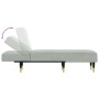Light gray velvet chaise lounge sofa by vidaXL, Daybeds - Ref: Foro24-352808, Price: 157,03 €, Discount: %