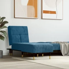 Diwansofa aus blauem Samt von vidaXL, Tagesbetten - Ref: Foro24-352807, Preis: 165,32 €, Rabatt: %