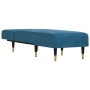 Blue Velvet Divan Sofa by vidaXL, Daybeds - Ref: Foro24-352807, Price: 168,43 €, Discount: %