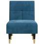 Blue Velvet Divan Sofa by vidaXL, Daybeds - Ref: Foro24-352807, Price: 168,43 €, Discount: %