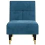 Blue Velvet Divan Sofa by vidaXL, Daybeds - Ref: Foro24-352807, Price: 165,32 €, Discount: %
