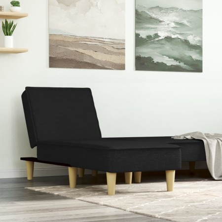 Black fabric divan sofa by vidaXL, Daybeds - Ref: Foro24-352833, Price: 147,56 €, Discount: %