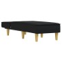 Black fabric divan sofa by vidaXL, Daybeds - Ref: Foro24-352833, Price: 147,56 €, Discount: %