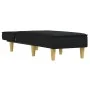 Black fabric divan sofa by vidaXL, Daybeds - Ref: Foro24-352833, Price: 150,92 €, Discount: %