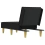 Black fabric divan sofa by vidaXL, Daybeds - Ref: Foro24-352833, Price: 150,92 €, Discount: %