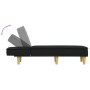 Black fabric divan sofa by vidaXL, Daybeds - Ref: Foro24-352833, Price: 147,56 €, Discount: %