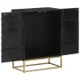Sideboard aus Eisen und massivem schwarzem Mangoholz, 55 x 34 x 75 cm von vidaXL, Sideboards - Ref: Foro24-351679, Preis: 190...