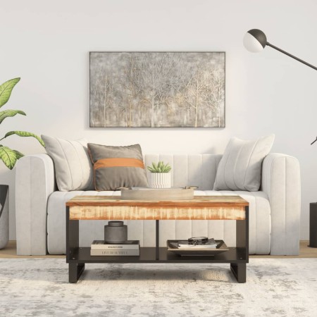 Mesa de centro de madera maciza reciclada 90x50x40 cm de vidaXL, Mesas de centro - Ref: Foro24-352871, Precio: 85,11 €, Descu...