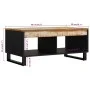 Solid recycled wood coffee table 90x50x40 cm by vidaXL, Coffee table - Ref: Foro24-352871, Price: 84,26 €, Discount: %