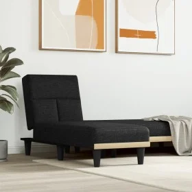 Black fabric divan sofa by vidaXL, Daybeds - Ref: Foro24-352818, Price: 149,05 €, Discount: %