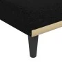 Black fabric divan sofa by vidaXL, Daybeds - Ref: Foro24-352818, Price: 149,05 €, Discount: %