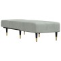 Hellgraues Diwansofa aus Samt von vidaXL, Tagesbetten - Ref: Foro24-352802, Preis: 152,30 €, Rabatt: %