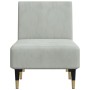 Hellgraues Diwansofa aus Samt von vidaXL, Tagesbetten - Ref: Foro24-352802, Preis: 152,30 €, Rabatt: %