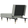 Hellgraues Diwansofa aus Samt von vidaXL, Tagesbetten - Ref: Foro24-352802, Preis: 152,30 €, Rabatt: %