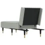 Light Gray Velvet Divan Sofa by vidaXL, Daybeds - Ref: Foro24-352802, Price: 165,12 €, Discount: %