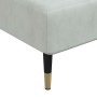 Hellgraues Diwansofa aus Samt von vidaXL, Tagesbetten - Ref: Foro24-352802, Preis: 152,30 €, Rabatt: %