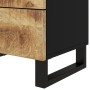 Mesita de noche madera mango madera contrachapada 50x33x62 cm de vidaXL, Mesitas de noche - Ref: Foro24-350660, Precio: 150,3...