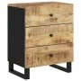 Mango plywood wood nightstand 50x33x62 cm by vidaXL, Nightstands - Ref: Foro24-350660, Price: 147,49 €, Discount: %