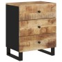 Mesita de noche madera mango madera contrachapada 50x33x62 cm de vidaXL, Mesitas de noche - Ref: Foro24-350660, Precio: 150,3...