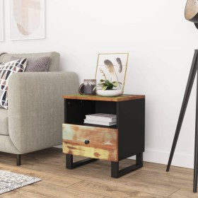 Nachttisch aus massivem Recyclingholz und Sperrholz von vidaXL, Nachttische - Ref: Foro24-350652, Preis: 83,02 €, Rabatt: %