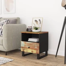 Nachttisch aus massivem Recyclingholz und Sperrholz von vidaXL, Nachttische - Ref: Foro24-350652, Preis: 86,29 €, Rabatt: %