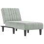 Light Gray Velvet Divan Sofa by vidaXL, Daybeds - Ref: Foro24-352826, Price: 140,81 €, Discount: %