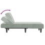 Light Gray Velvet Divan Sofa by vidaXL, Daybeds - Ref: Foro24-352826, Price: 140,81 €, Discount: %