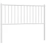 White metal headboard 107 cm by vidaXL, Headboards and footboards - Ref: Foro24-350961, Price: 26,62 €, Discount: %