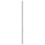 Cabecero de metal blanco 107 cm de vidaXL, Cabeceros y pies de cama - Ref: Foro24-350961, Precio: 27,09 €, Descuento: %