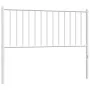White metal headboard 107 cm by vidaXL, Headboards and footboards - Ref: Foro24-350961, Price: 26,62 €, Discount: %