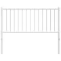 White metal headboard 107 cm by vidaXL, Headboards and footboards - Ref: Foro24-350961, Price: 26,62 €, Discount: %