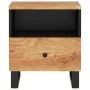 Mesita de noche madera maciza acacia y madera contrachapada de vidaXL, Mesitas de noche - Ref: Foro24-350650, Precio: 74,75 €...