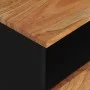 Mesita de noche madera maciza acacia y madera contrachapada de vidaXL, Mesitas de noche - Ref: Foro24-350650, Precio: 74,75 €...