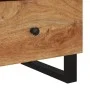 Mesita de noche madera maciza acacia y madera contrachapada de vidaXL, Mesitas de noche - Ref: Foro24-350650, Precio: 74,75 €...