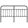 Kopfteil aus schwarzem Metall, 180 cm von vidaXL, Kopf- und Fußteile - Ref: Foro24-352614, Preis: 49,72 €, Rabatt: %