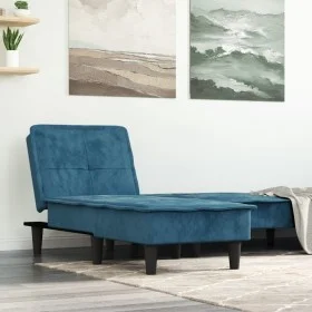 Blue Velvet Divan Sofa by vidaXL, Daybeds - Ref: Foro24-352843, Price: 154,09 €, Discount: %