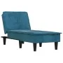 Diwansofa aus blauem Samt von vidaXL, Tagesbetten - Ref: Foro24-352843, Preis: 154,09 €, Rabatt: %